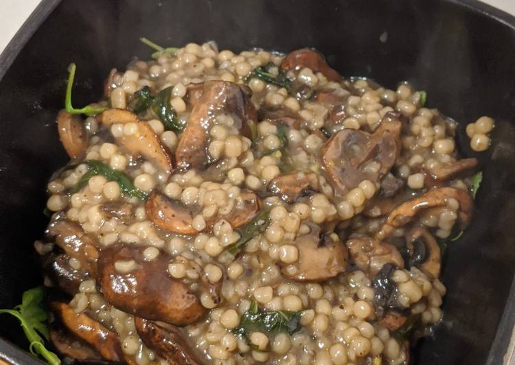 Recipe of Perfect Mushroom Pearl Barley Risotto