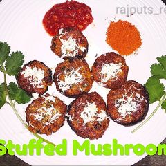 A picture of Baked Stuffed Mushroom.