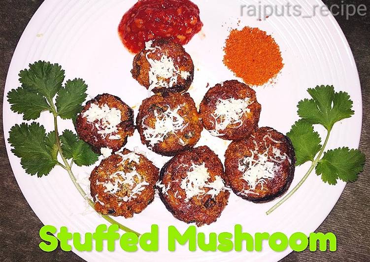 Recipe of Quick Baked Stuffed Mushroom