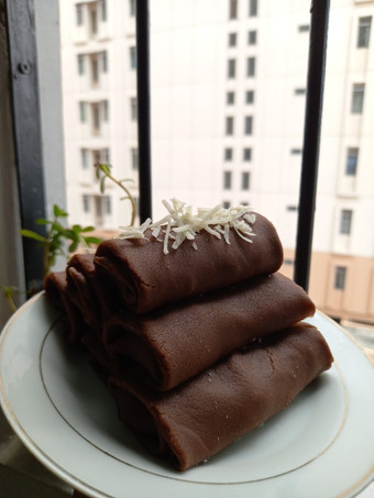 Anti Ribet, Buat Dadar gulung pisang coklat Untuk Pemula