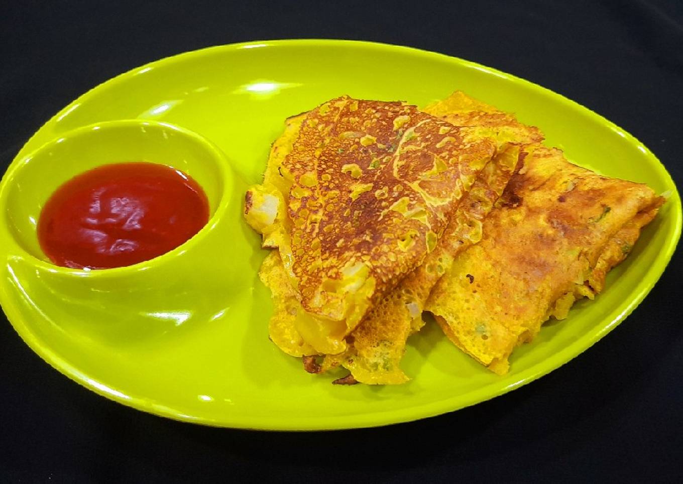 Healthy veg chilla