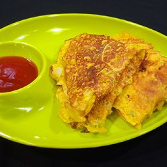 A picture of Healthy veg chilla.