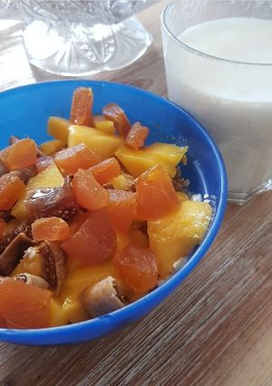 Une photo de Bowl cake ; petit déjeuner complet