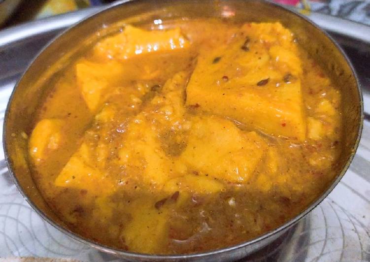 Simple Way to  Besan curry/besan katli