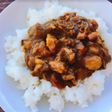 Curry japonés de pollo con calabaza y shiitake
