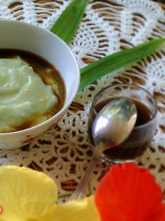 Foto resep bubur sumsum pandan