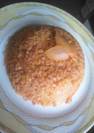 صورة لوصفة برغل على بندورة