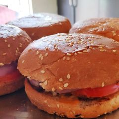 A picture of Homemade Burger.