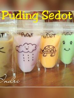 Foto resep Pudot (Puding Sedot)