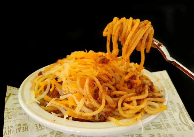 "Cincinnati chili" un chile con carne muy diferente🍝