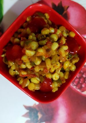 A picture of Fried sweet corns.
