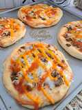 Pizza Mini Simpel (Tanpa Telur dan Susu)