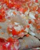 Peceto con salsa criolla