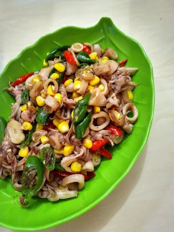 Cara Simple Membuat Resep  Tumis Cumi Asin Jagung Manis yang Bisa Manjain Lidah, Bikin Ketagihan