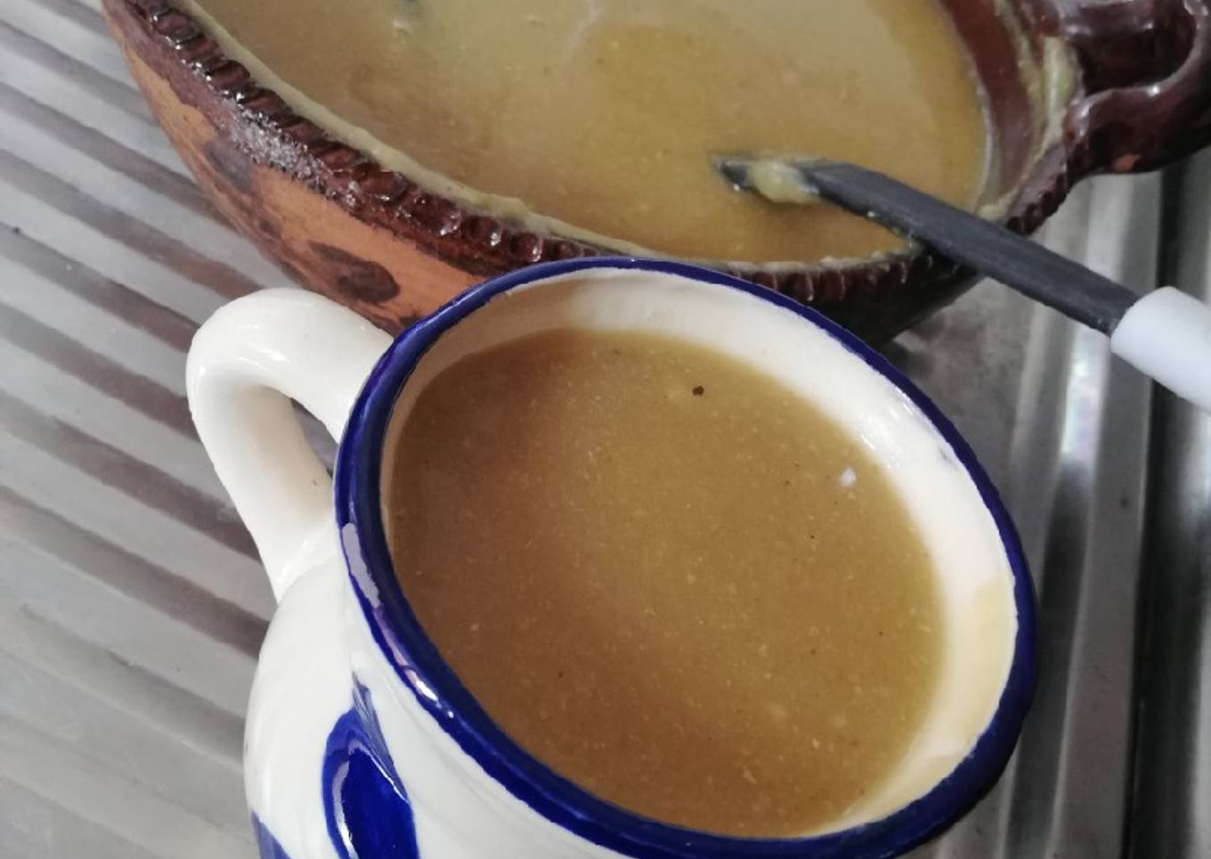 Atole de masa con piloncillo