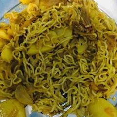 Fried maggi A picture of Fried maggi.