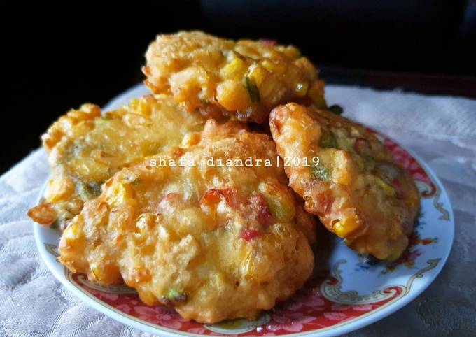 Yuk intip, Resep bikin Bakwan Jagung Empuk🇮🇩 #masakanindo #antiribet dijamin lezat