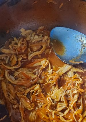 Una foto de Pollo pibil rápido