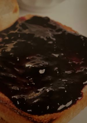 Zdjęcie przepisu Dżem z czarnej porzeczki (Książka Thermomix).
