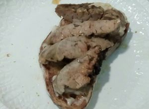 Foto principal de Tostada con hígado de rape y allioli