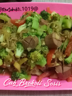 Foto resep 28. Cah Brokoli Sosis