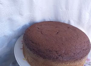 Una foto de Bizcochuelo para torta de chocolate