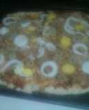 Pizza casera con un toquecito de limón
