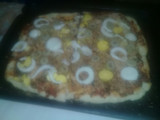 Pizza casera con un toquecito de limón