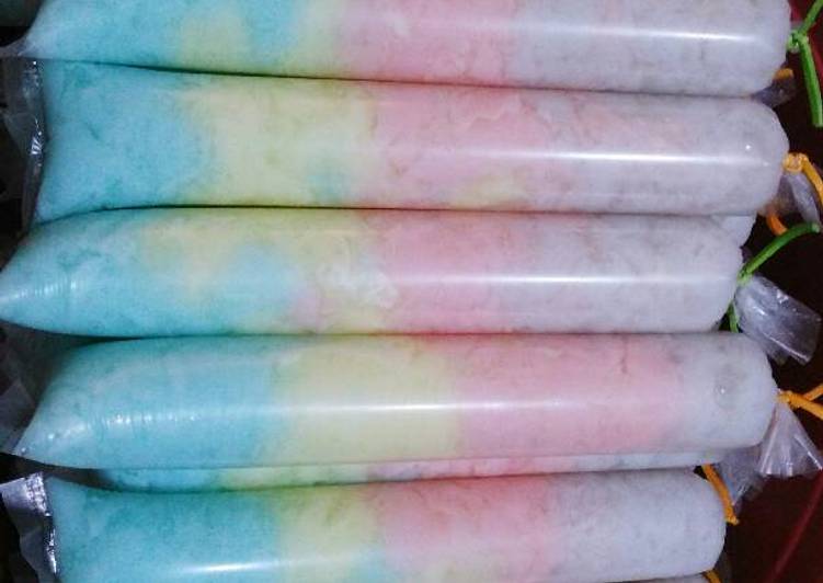 Bumbu Es jelly pelangi | Cara Bikin Es jelly pelangi Yang Mudah Dan Praktis