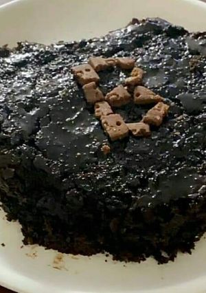 A picture of Chocolate brown cake.