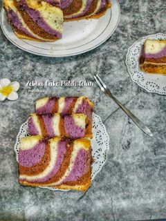 Foto resep Zebra Cake Putih Telur