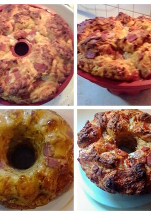 Pizza koszorú - Pull Apart recept fotója