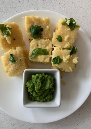 વાટી દાળના ખમણ (Vati Dal Khaman Recipe In Gujarati) રેસીપી મુખ્ય ફોટો