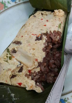 Foto resep Pepes Tahu w/ Nasi Merah