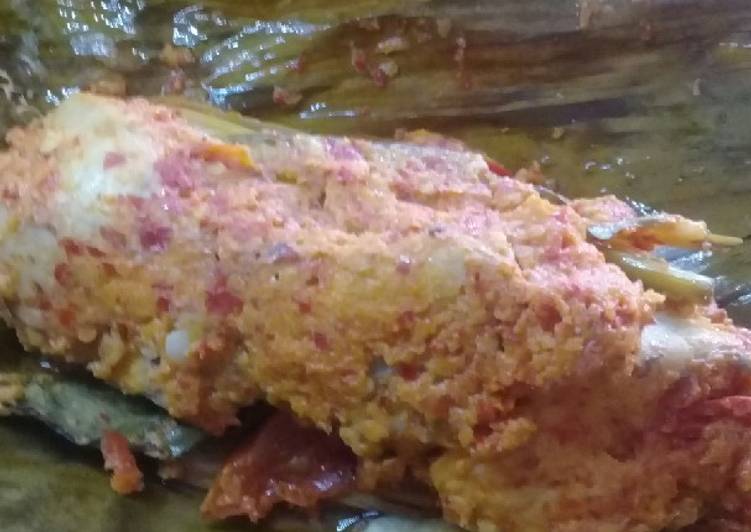 Pepes ayam tanpa kemangi