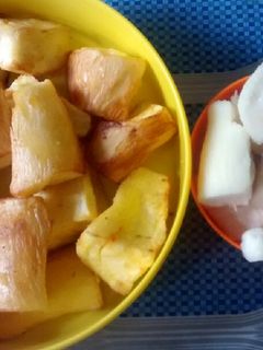 Foto resep Singkong rebus dan singkong goreng