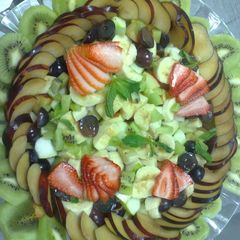A picture of Fruits platter.