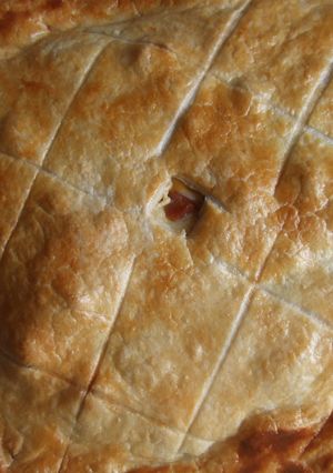 Una foto de Tarta salada de calabacines