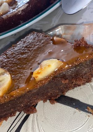 Una foto de Torta banana split