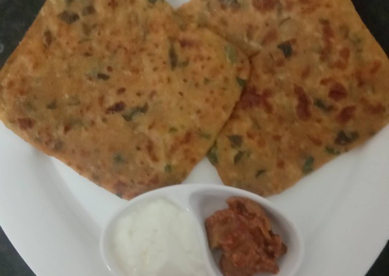 Dal Chawal Paratha