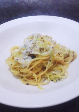 Foto resep Spaghetti Lemon Milk