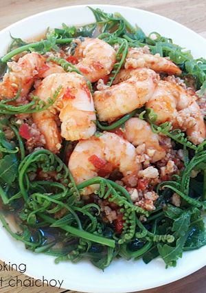 รูปของ ยำผักกูด #กินผักรักสุขภาพ1