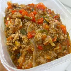 A picture of Minced meat sauce.