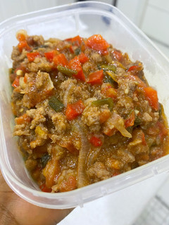 A picture of Minced meat sauce.