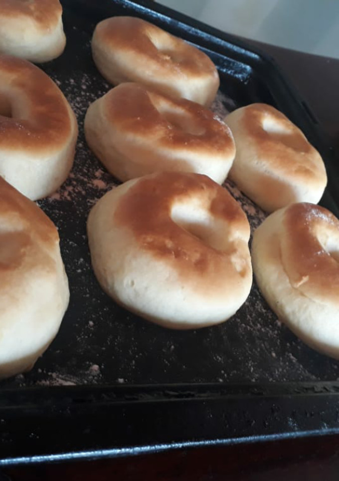 Una foto de Donas súper esponjosas al horno o fritas💙