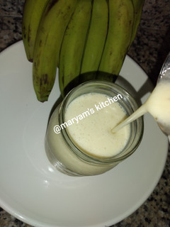 A picture of Banana milkshake.