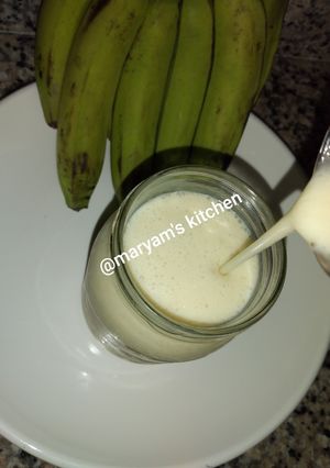 A picture of Banana milkshake.