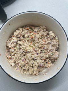A picture of Tuna salad.