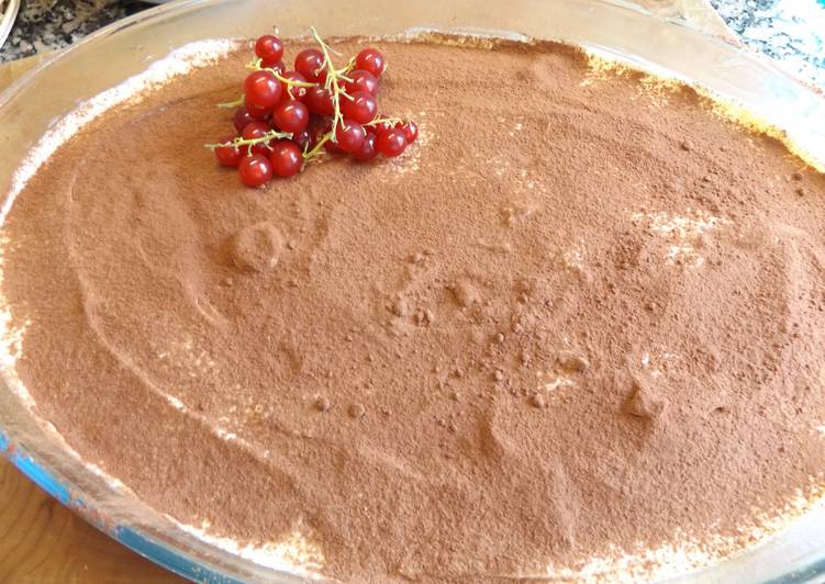 Tiramisú especial, fácil y delicioso