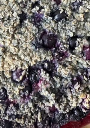 Foto de Crumble de Pera e Mirtilos